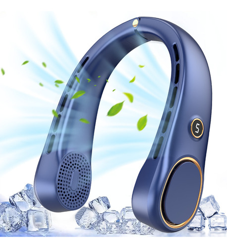 S Ventilador De Cuello Portátil Sin Aspas Mini Usb Recargar
