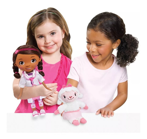 Doctora Juguetes Muñeca Con Peluche Lambie Doc Mcstuffins