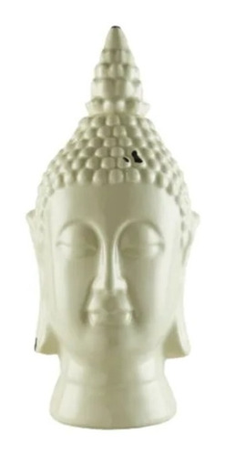 Cabeza De Budha Grande Ceramica Turquesa 43 X 15