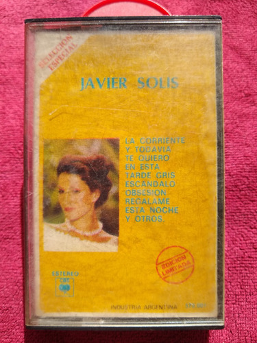 Cassettes De Javier Solis, Seleccion Especial, Buen Estado