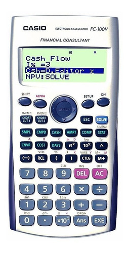 Calculador Casio Original Financiera Fc-100v Nuevo Y Sellado