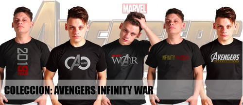 Remera De Avengers Infitiny War - Guerra Del Infinito Marvel