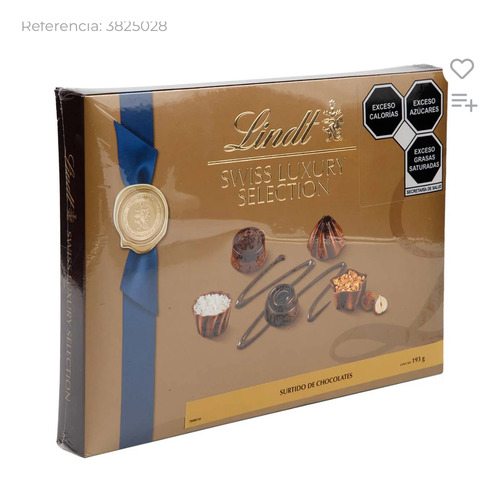 Chocolate Caja De Regalo Lindt Swiss Luxury Selection 193g