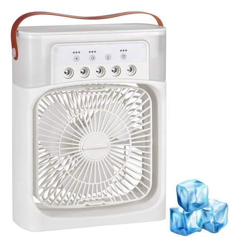 Mini Ventilador Gadnic Con Pulverizador Portátil Silencioso Estructura Blanco Aspas Blanco Material de las aspas Plástico