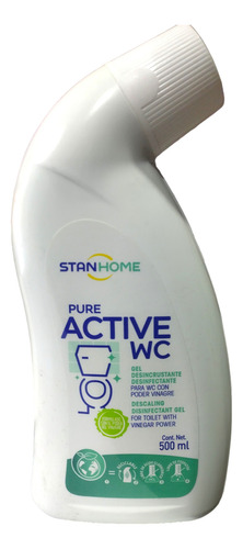 Gel Desincrustante De Inodoros Pure Active Wc Poder Vinagre