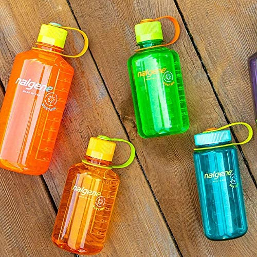 Botella De Agua Sin Bpa De Boca Estrecha Tritan Nalgene, Gri