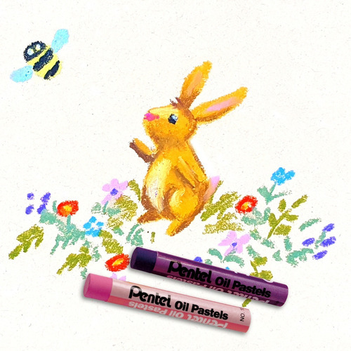 Colores Pastel Aceite Pentel 25 U