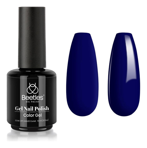 Esmalte Para Uñas En Gel De Secado Uv Azul Oceano 15 Ml 0-midnight Ocean