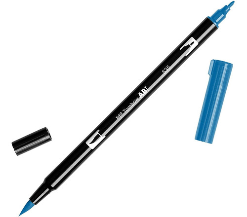 Rotulador Artistico Tombow Dual Brush, 535 - Azul Cobalto, 