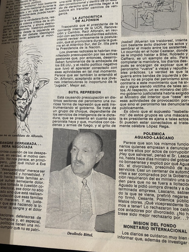 Línea 26 Agosto 1982 Pepe Rosa Revisionismo Histórico (Usado)