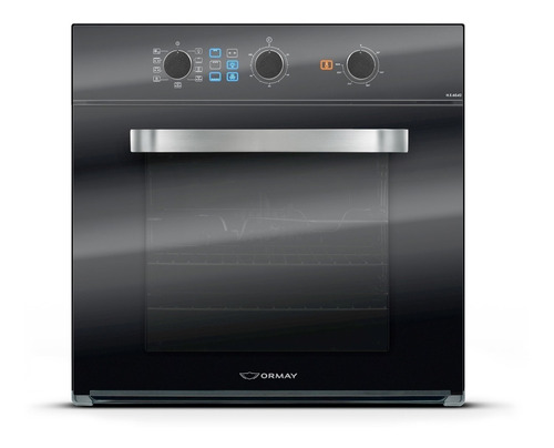 Horno Empotrable Eléctrico Ormay He-60 A0 60l Negro