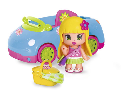 Muñeca Pinypon Con Carro Y Accesorios Original Boing Toys