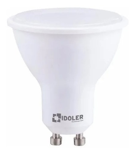 Imagen 2 de 5 de Pack X 10 Lamparas Dicroica Gu10 7 W 220 V Marca Idoler