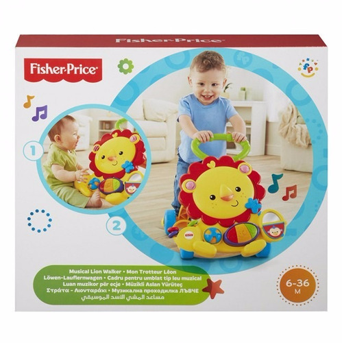 Leon Andador Musical Fisher Price Para Bebes Entre 1 Y3 Años