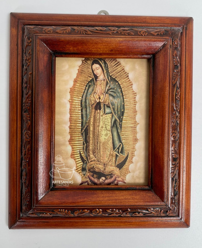 Cuadro Virgen De Guadalupe C00016 Nogal