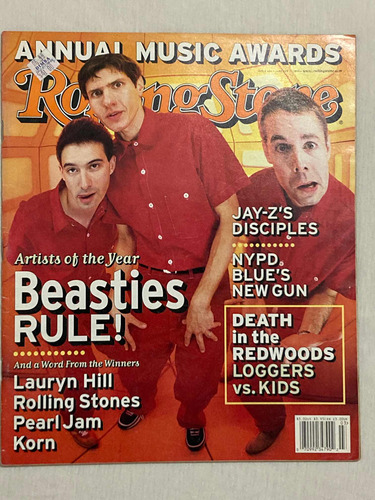 Revista Rolling Stone / Beastie Boys Ene 21, 1999 Impecable