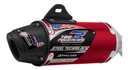 Escape Motocicleta Powercore 3 Xr 200 Xr 250 Tornado Com Nfe