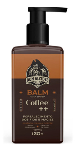 Kit Balm Para Barba E Shampoo Para Cabelo Coffee Don Alcides