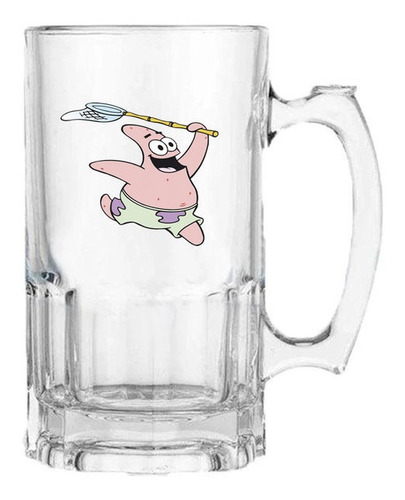 Vaso Cervecero Dibujos Animados B2 Bob Transparente E327