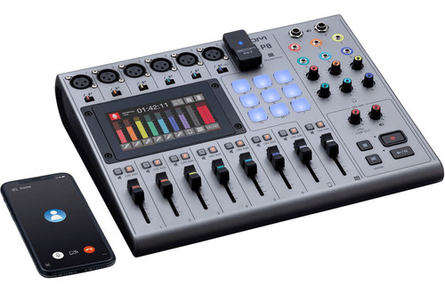 Gravador Zoom Podtrak P8 Podcast Multitrack Loja Alphahome