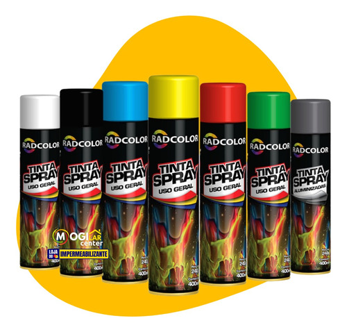 Tinta Spray Uso Geral Radcolor 400 Ml (todas As Cores)