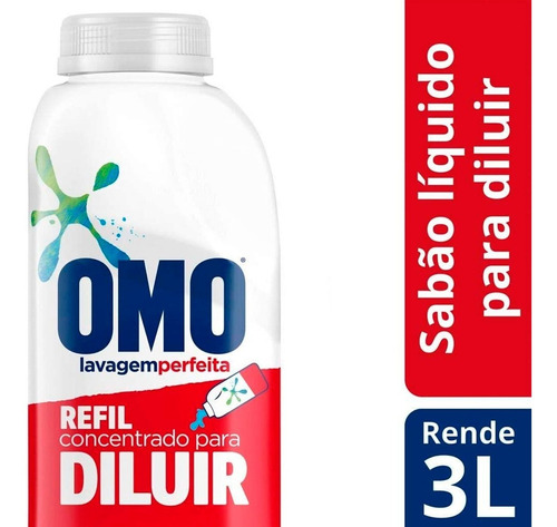 Sabão Concentrado Omo Lavagem Perfeita Frasco 500 ml