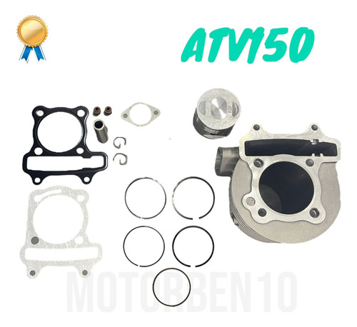 Kit De Cilindro Completo Cuatrimoto Italika Atv 150 /cr