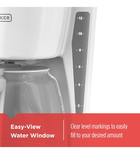 Cafetera Digital D 12 Tazas Black+decker Programable Cm1160w