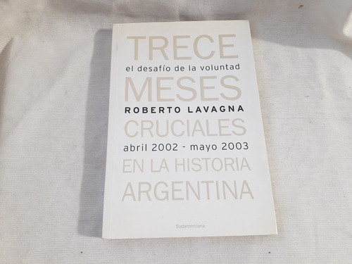 Imagen 1 de 5 de Desafio De La Voluntad Abril 2002 Mayo 2003 Lavagna Roberto