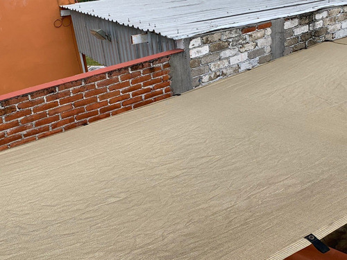 Imagen 3 de 4 de Malla Sombra Híbrida 4x3.20 (beige)90%, Lista Para Colocar.