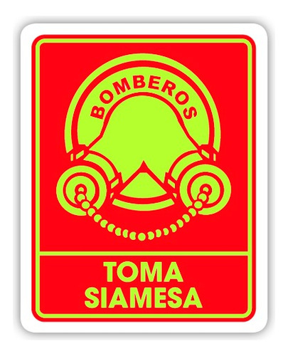 Señalamiento Toma Siamesa Fotoluminiscente 25x35