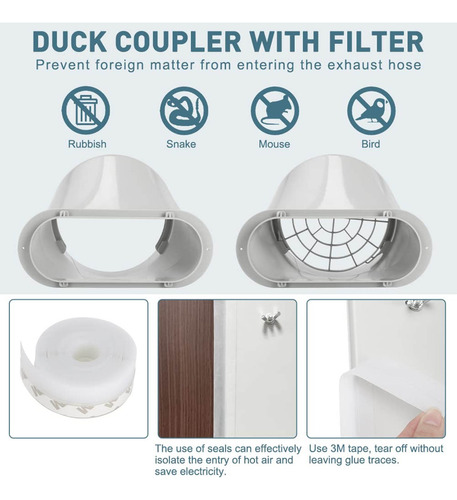 Kit De Aire Acondicionado Para Ventanas, Ventilación, Pvc, F