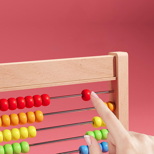 Resta Ábaco Montessori Diez Marco Conjunto De Cuentas
