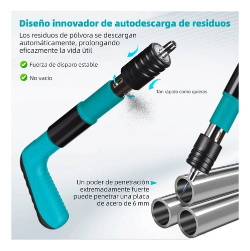Pistola De Fijacion De Clavos Completo