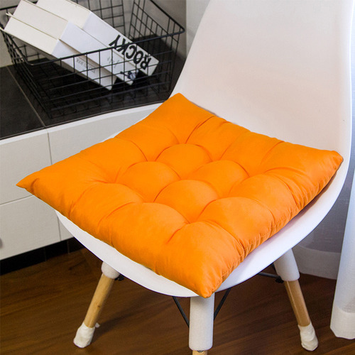 Wu Silla Acolchada Ordinaria Color Liso Coffee 40x40