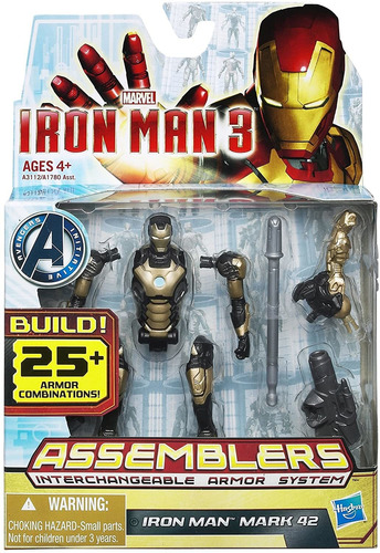 Iron Man 3 Figura Muñeco Intercambiable Original Hasbro