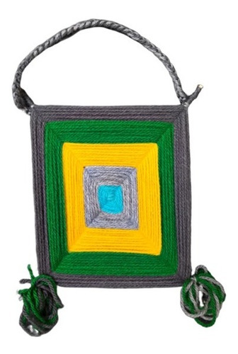 Colgante Ojos De Dios Huichol Lote 5 Unidades - Liquidacíón