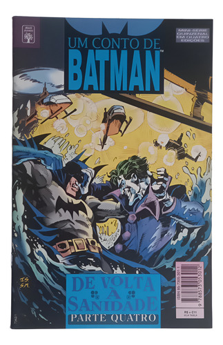 Um Conto De Batman - De Volta À Sanidade 1 A 4 Completa 1995 (Usado)