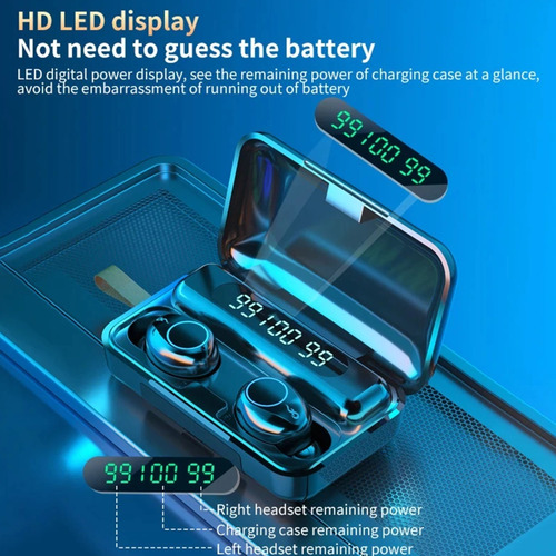 Imagen 5 de 8 de Audifonos Bluetooth Manos Libres F9-30 Hd Original Fralugio