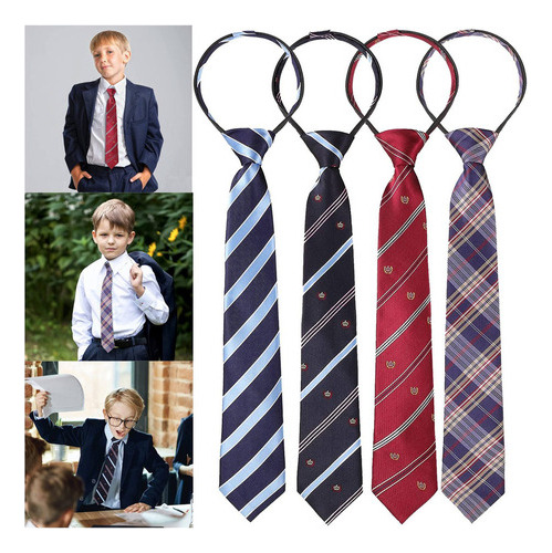Y) Adjustable 4 Piece Children's Ties For Graduation Shape