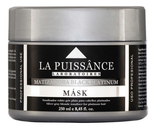 La Puissance Mascara Matizadora Black Platinum X 250ml Local