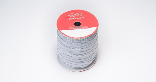 Imagen 1 de 6 de Elástico Poliester De 10mm Cordón De Oro X 50 Mts