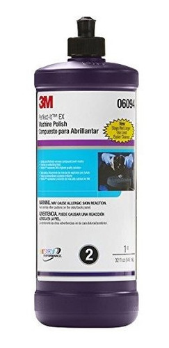 3m Perfect-it Ex Machine Polish, 06094, 1 Qt (32 Fl Oz/946 M