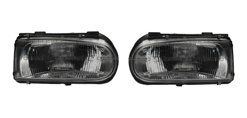 Juego Opticas Faros Vw Saveiro 1998 1999 Marca Vic