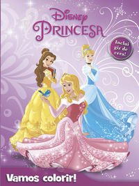 Libro Disney Vamos Colorir Princesas De Disney Dcl