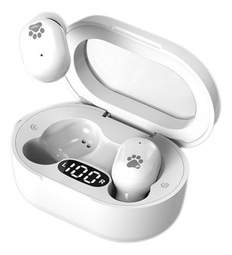 Audífonos Inalámbricos Blanco Bluetooth Almacén Transparente
