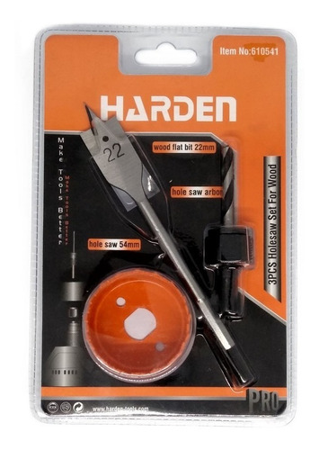 Juego De Sierra Copa Para Madera 3 Pzas Harden