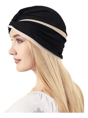 Gorro Turbante Para Mujer, Accesorio Suave Y Transpirable