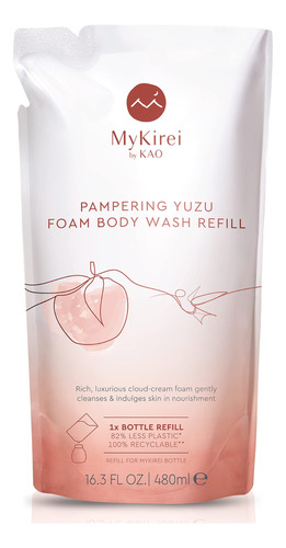 Mykirei By Kao Japanese Pampering Yuzu Foam - Repuesto De Ge