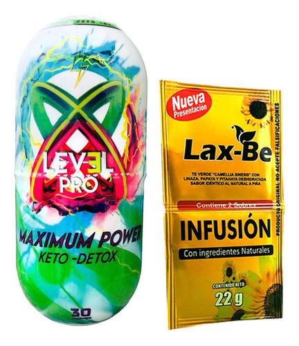 Zx Dietario Level Pro + Purgante Lax-be